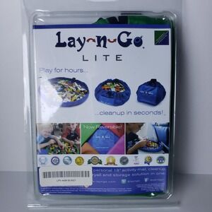 Lay-n-Go Lite 18" Activity Mat, Cleanup & Storage For Toys With Drawstring